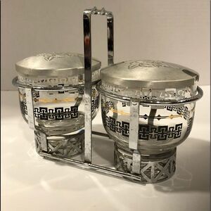 MCM Libbey Double Condiment Caddy